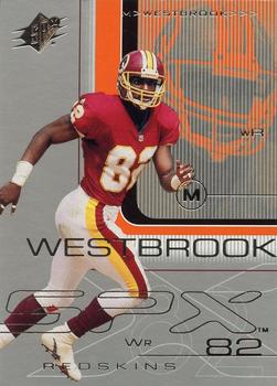 2001 SPx #89 Michael Westbrook Front