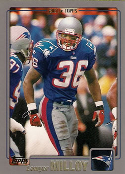2001 Topps #2 Lawyer Milloy Front