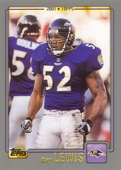 2001 Topps #50 Ray Lewis Front