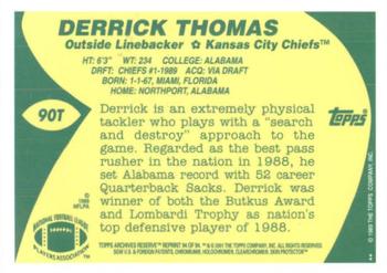 2001 Topps Archives Reserve #94 Derrick Thomas Back
