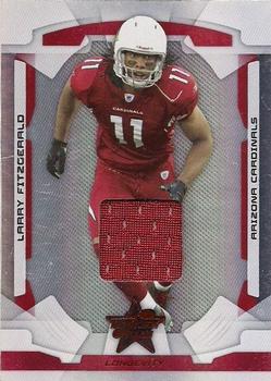 2008 Leaf Rookies & Stars Longevity - Materials Ruby #2 Larry Fitzgerald Front