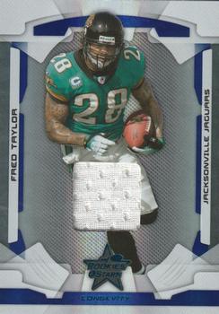 2008 Leaf Rookies & Stars Longevity - Materials Sapphire #45 Fred Taylor Front
