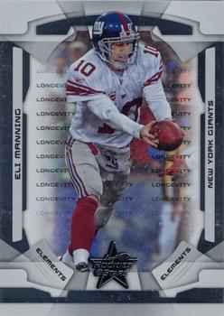 2008 Leaf Rookies & Stars - Longevity Silver #115 Eli Manning Front