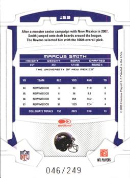 2008 Leaf Rookies & Stars - Longevity Silver #159 Marcus Smith Back