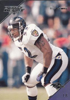 2001 Topps Debut #89 Ray Lewis Front