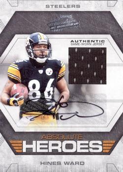 2008 Playoff Absolute Memorabilia - Absolute Heroes Materials Autographs #AH-29 Hines Ward Front