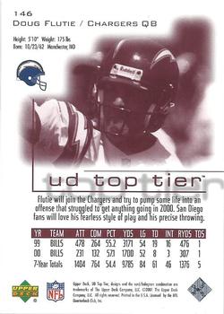 2001 Upper Deck Top Tier #146 Doug Flutie Back