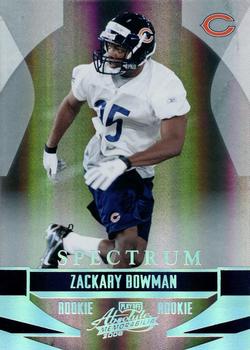 2008 Playoff Absolute Memorabilia - Spectrum Silver #250 Zackary Bowman  Front