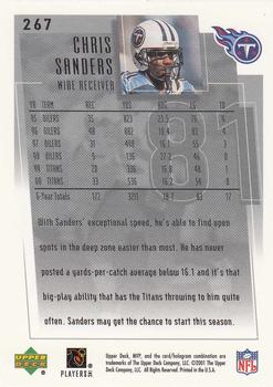 2001 Upper Deck MVP #267 Chris Sanders Back