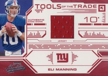 2008 Playoff Absolute Memorabilia - Tools of the Trade Material Red #TOTT 11 Eli Manning Front