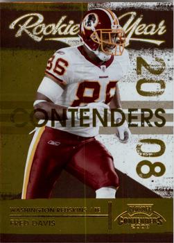 2008 Playoff Contenders - ROY Contenders Gold #20 Fred Davis Front