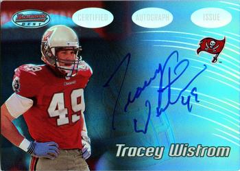2002 Bowman's Best #166 Tracey Wistrom Front