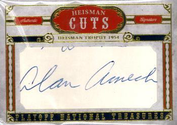 2008 Playoff National Treasures - Heisman Cuts #13 Alan Ameche Front