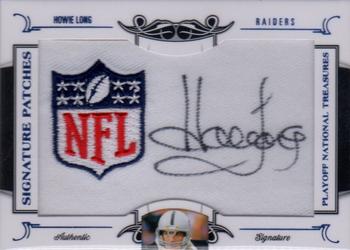 2008 Playoff National Treasures - Signature Patches NFL Logo #99 Howie Long Front