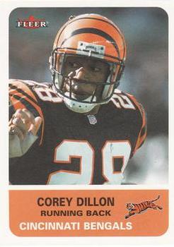 2002 Fleer #201 Corey Dillon Front