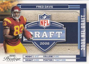 2008 Playoff Prestige - NFL Draft #NFL-12 Fred Davis Front