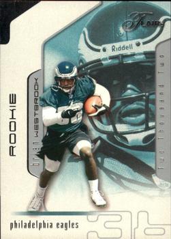 2002 Flair #129 Brian Westbrook Front