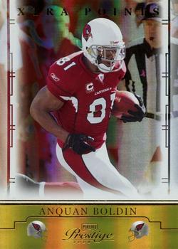 2008 Playoff Prestige - Xtra Points Gold #1 Anquan Boldin Front