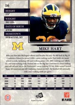 2008 Press Pass - Reflectors #16 Mike Hart Back