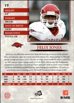 2008 Press Pass - Reflectors #19 Felix Jones Back