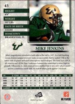 2008 Press Pass - Reflectors #43 Mike Jenkins Back