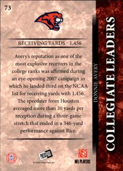 2008 Press Pass - Reflectors #73 Donnie Avery Back