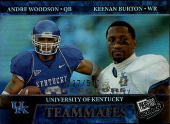2008 Press Pass - Reflectors #90 Andre Woodson / Keenan Burton Front