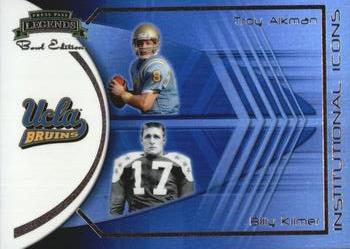 2008 Press Pass Legends Bowl Edition - Institutional Icons #II-9 Billy Kilmer / Troy Aikman Front