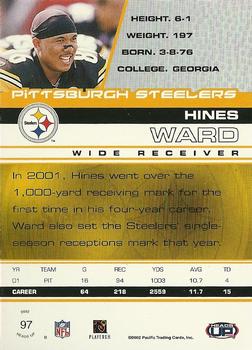 2002 Pacific Heads Up #97 Hines Ward Back