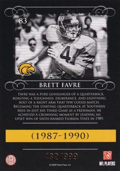 2008 Press Pass Legends - Bronze #83a Brett Favre Back
