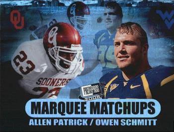 2008 Press Pass SE - Marquee Matchups #MM-20 Owen Schmitt / Allen Patrick Front
