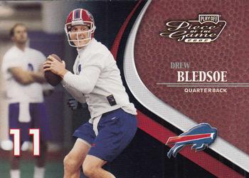 2002 Playoff Piece of the Game #5 Drew Bledsoe Front