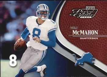 2002 Playoff Piece of the Game #8 Mike McMahon Front