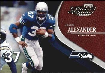 2002 Playoff Piece of the Game #23 Shaun Alexander Front