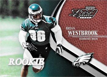 2002 Playoff Piece of the Game #81 Brian Westbrook Front