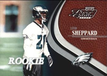 2002 Playoff Piece of the Game #98 Lito Sheppard Front