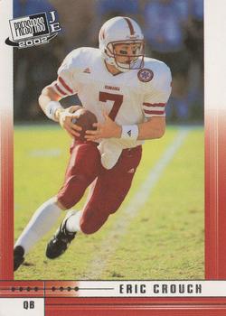 2002 Press Pass JE #38 Eric Crouch Front