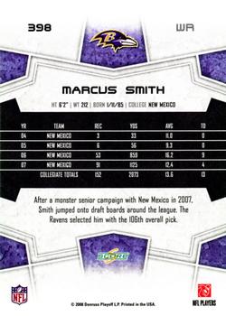 2008 Score - Updates #398 Marcus Smith Back