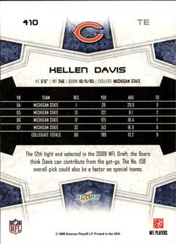 2008 Score - Updates #410 Kellen Davis Back
