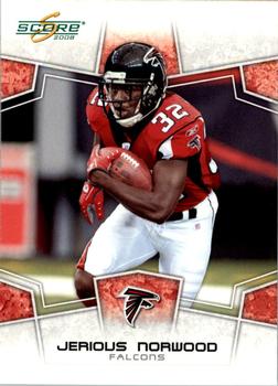 2008 Score - Glossy #11 Jerious Norwood Front
