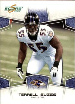 2008 Score - Glossy #28 Terrell Suggs Front