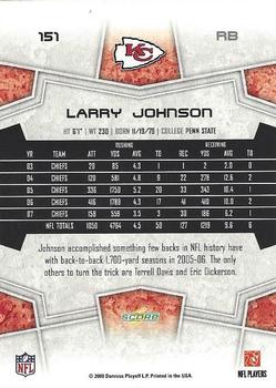 2008 Score - Glossy #151 Larry Johnson Back