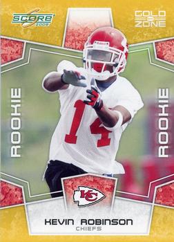 2008 Score - Gold Zone #417 Kevin Robinson Front