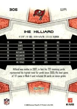 2008 Score - Super Bowl XLIII #306 Ike Hilliard Back