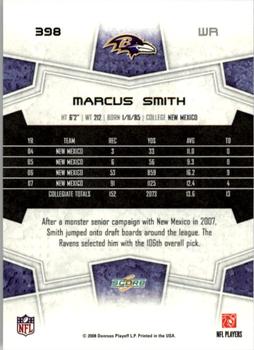 2008 Score - Super Bowl XLIII Black #398 Marcus Smith Back