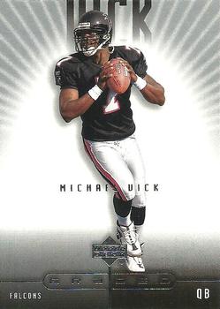 2002 UD Graded #5 Michael Vick Front