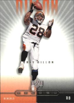 2002 UD Graded #18 Corey Dillon Front