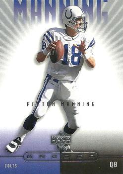 2002 UD Graded #40 Peyton Manning Front