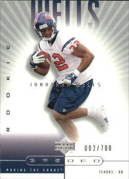 2002 UD Graded #102 Jonathan Wells Front