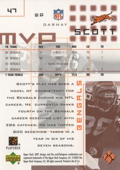 2002 Upper Deck MVP #47 Darnay Scott Back